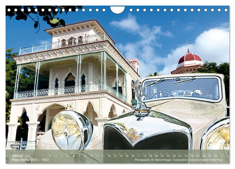 Produktbild: Oldtimer auf 5 Kontinenten (Wandkalender 2026 DIN A4 quer), CALVENDO Monatskalender