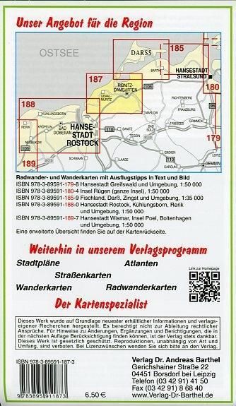 Produktbild: Ostseebad Graal-M&uuml;ritz, Ribnitz-Damgarten und Umgebung Radwander- und Wanderkarte 1 : 35 000
