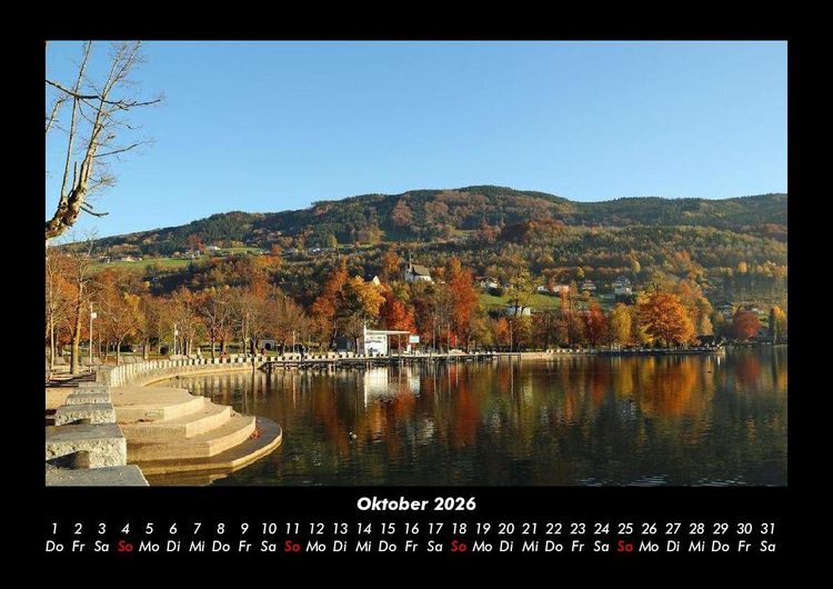 Produktbild: Die Seen der Erde 2026 Fotokalender DIN A3