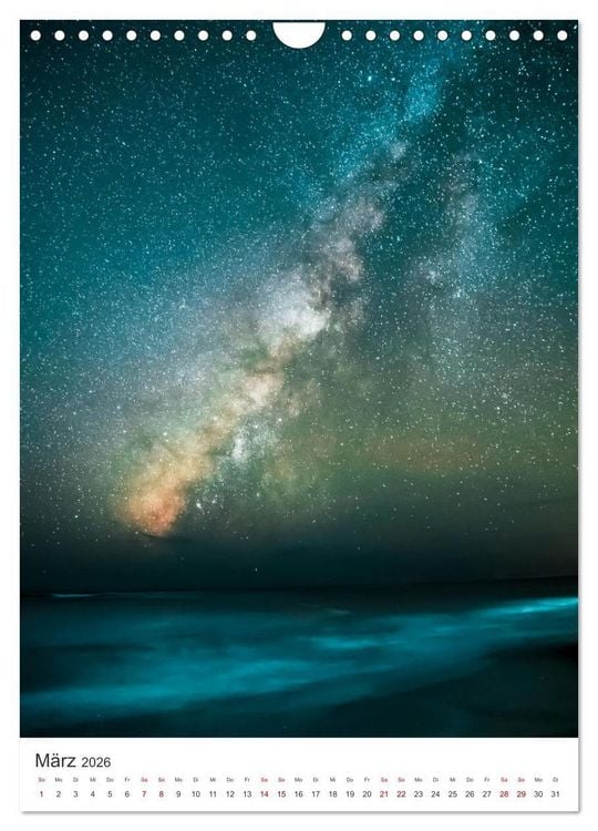 Produktbild: Milchstra&szlig;e - Unsere faszinierende Galaxie. (Wandkalender 2026 DIN A4 hoch), CALVENDO Monatskalender