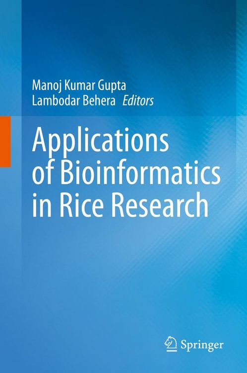 Produktbild: Applications of Bioinformatics in Rice Research