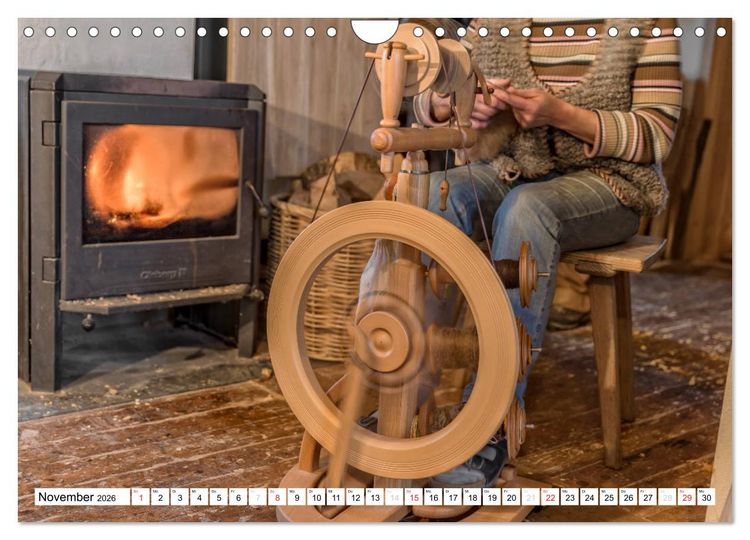 Produktbild: Holz entt&auml;uscht nie (Wandkalender 2026 DIN A4 quer), CALVENDO Monatskalender
