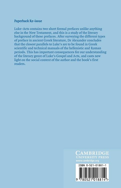 Produktbild: The Preface to Luke's Gospel