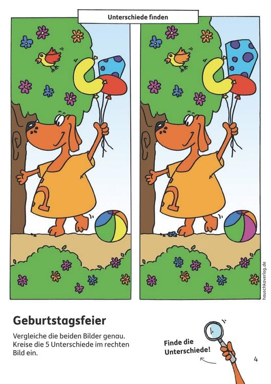 Produktbild: Kindergartenblock ab 4 Jahre - Gemeinsamkeiten & Unterschiede