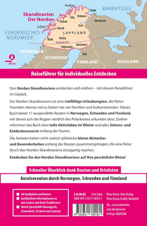 Produktbild: Reise Know-How Reiseführer Skandinavien - der Norden