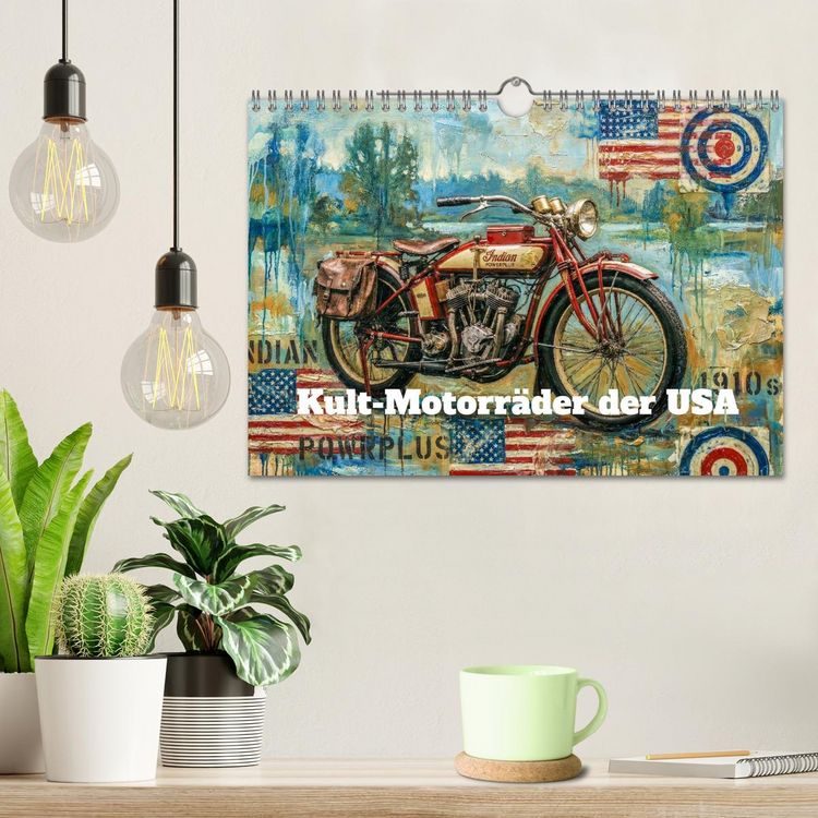Produktbild: Kult-Motorr&auml;der der USA (Wandkalender 2027 DIN A4 quer), CALVENDO Monatskalender