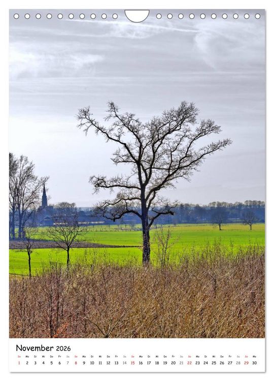 Produktbild: Kreis Coesfeld im M&uuml;nsterland (Wandkalender 2026 DIN A4 hoch), CALVENDO Monatskalender