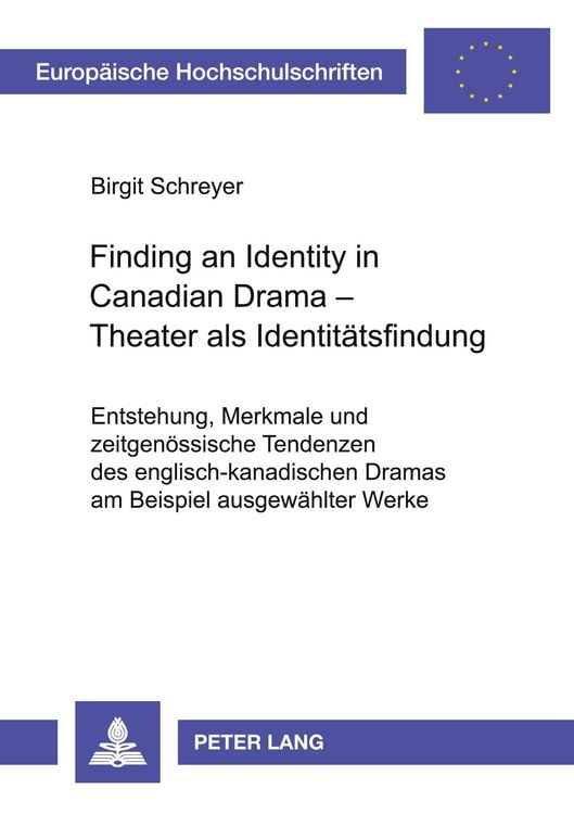 Produktbild: Finding an Identity in Canadian Drama - Theater als Identit&auml;tsfindung