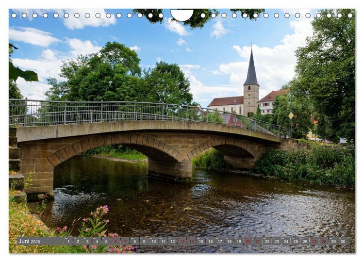 Produktbild: Liebenswertes Kulmbacher Land (Wandkalender 2026 DIN A4 quer), CALVENDO Monatskalender