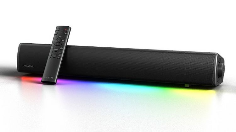 Produktbild: CREATIVE Sound Blaster GS5 RGB-Gaming-Soundbar, Bluetooth 5.3, schwarz
