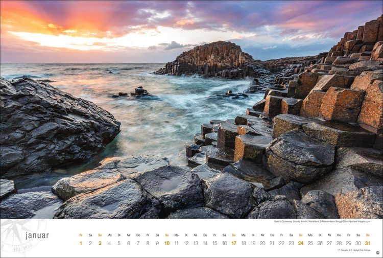 Produktbild: Irland Globetrotter Kalender 2027 - Von rauen K&uuml;sten und gr&uuml;nen H&uuml;geln