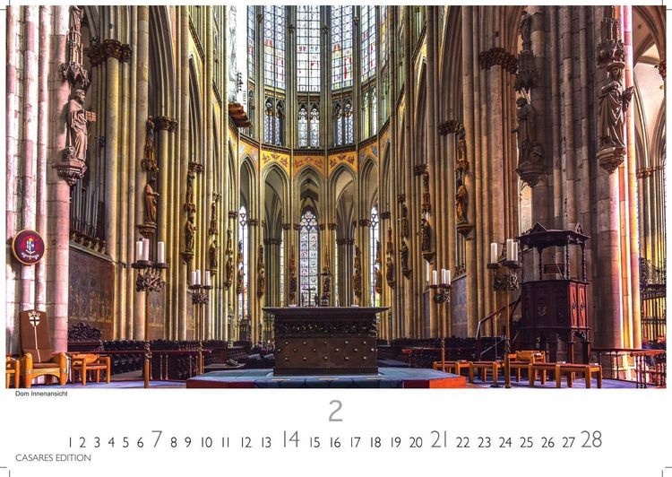 Produktbild: K&ouml;ln Kalender 2027 &ndash; Wandkalender | Fotokalender Deutschland 24x35cm &ndash; beeindruckende Fotos vom Dom, Rhein & Altstadt