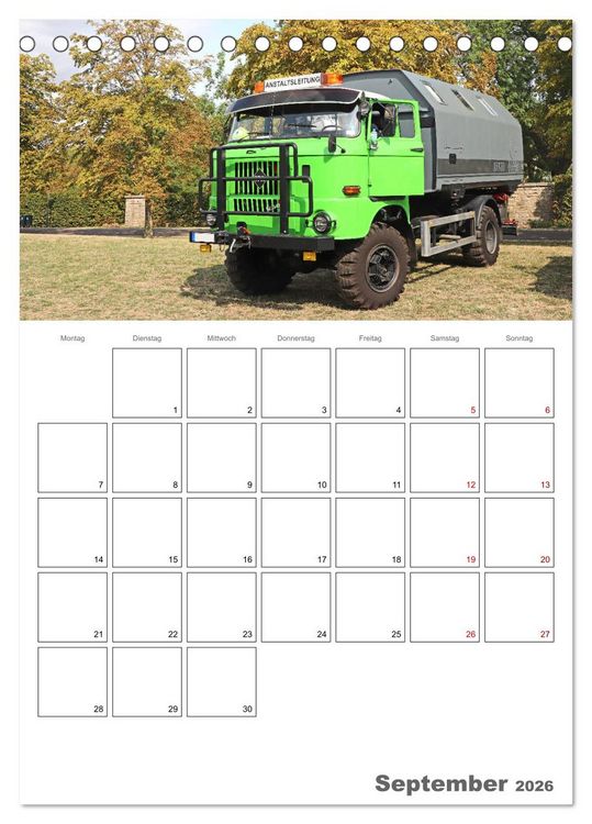Produktbild: Ost-Oldtimer in Magdeburg (Tischkalender 2026 DIN A5 hoch), CALVENDO Monatskalender