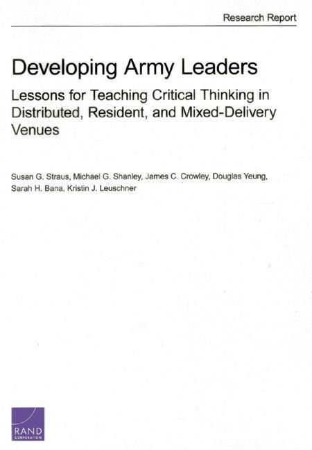 Produktbild: Developing Army Leaders