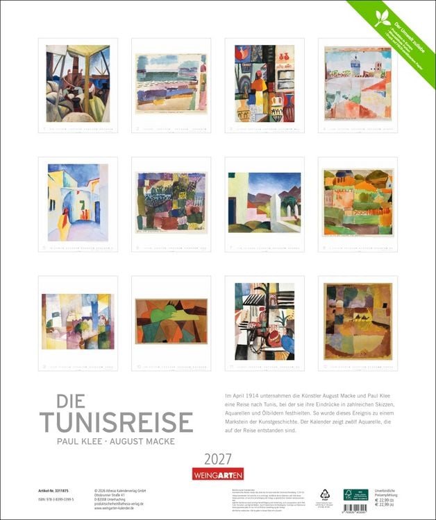 Produktbild: Die Tunisreise Edition Kalender 2027