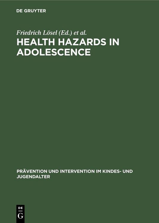 Produktbild: Health Hazards in Adolescence