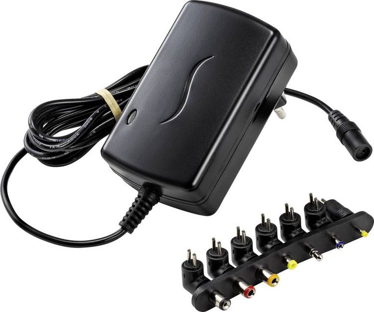 Produktbild: VOLTCRAFT VC-11335620 Steckernetzteil, einstellbar 9 V/DC, 12 V/DC, 15 V/DC, 18 V/DC, 20 V/DC, 24 V/DC 1.5 A 24 W Ausgangsspannung regelbar