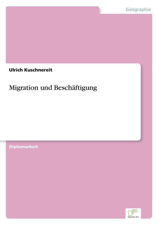 Produktbild: Migration und Besch&auml;ftigung
