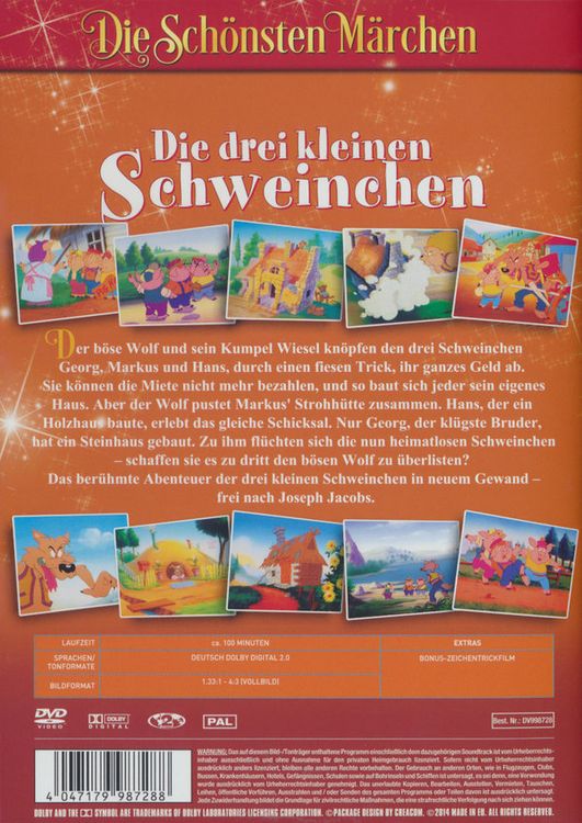 Produktbild: Die drei kleinen Schweinchen
