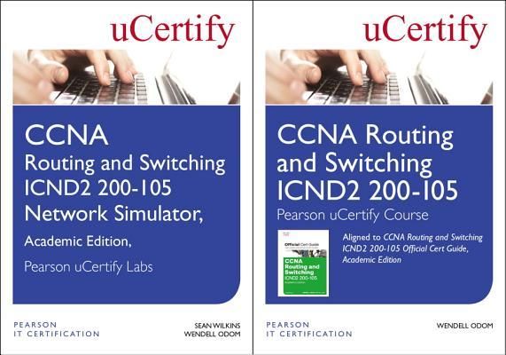 Produktbild: CCNA Routing and Switching Icnd2 200-105 Pearson Ucertify Course and Network Simulator Academic Edition Bundle