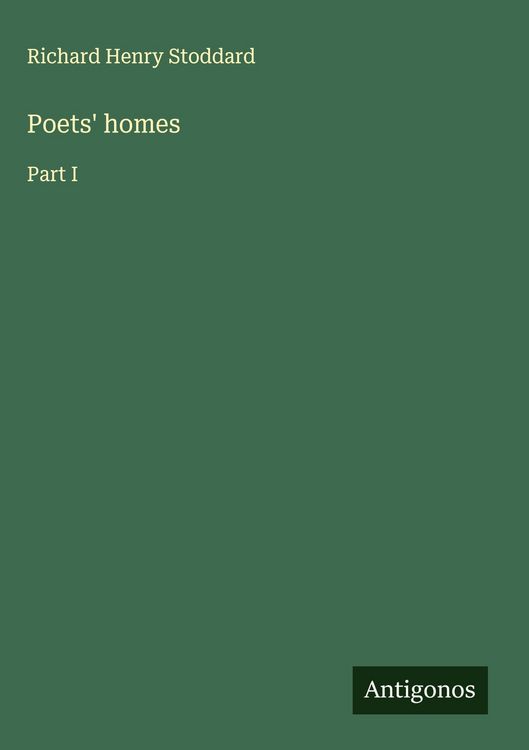 Produktbild: Poets' homes