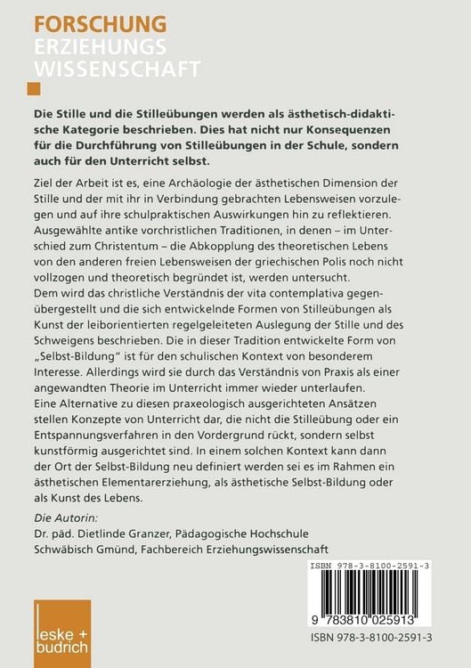 Produktbild: Schweigen, Stille und Stille&uuml;bungen als Form schulischen Lernens