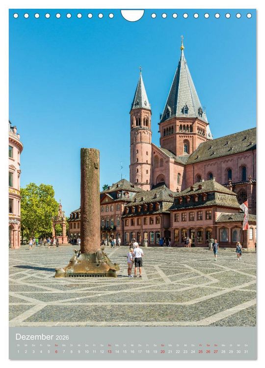 Produktbild: Mainz - Ein Portr&auml;t (Wandkalender 2026 DIN A4 hoch), CALVENDO Monatskalender