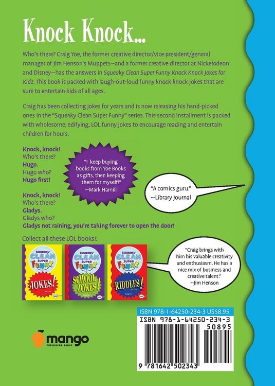 Produktbild: Squeaky Clean Super Funny Knock Knock Jokes for Kidz