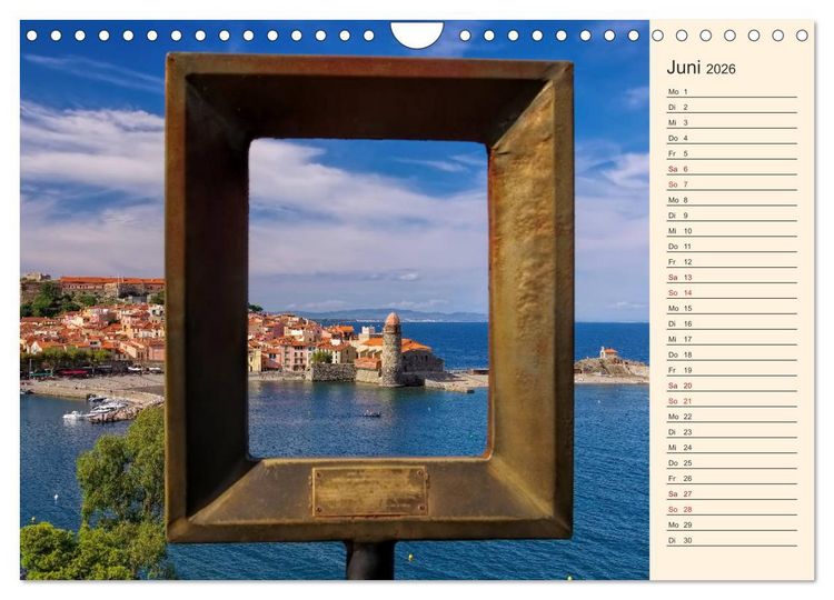 Produktbild: Collioure - Perle der Cote Vermeille (Wandkalender 2026 DIN A4 quer), CALVENDO Monatskalender