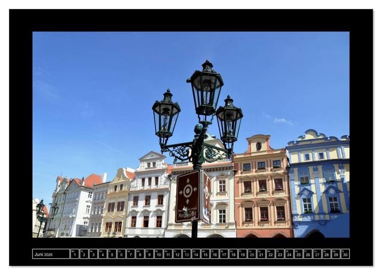Produktbild: Stra&szlig;enlaternen in Europa (Wandkalender 2026 DIN A2 quer), CALVENDO Monatskalender