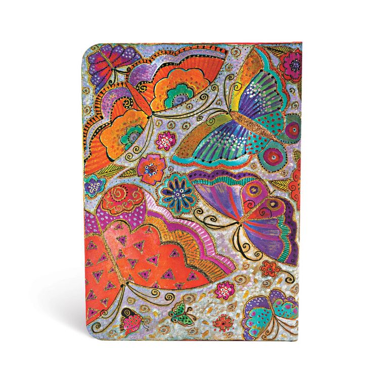 Produktbild: Hardcover Notizbuch Schmetterlinge, Midi, Liniert