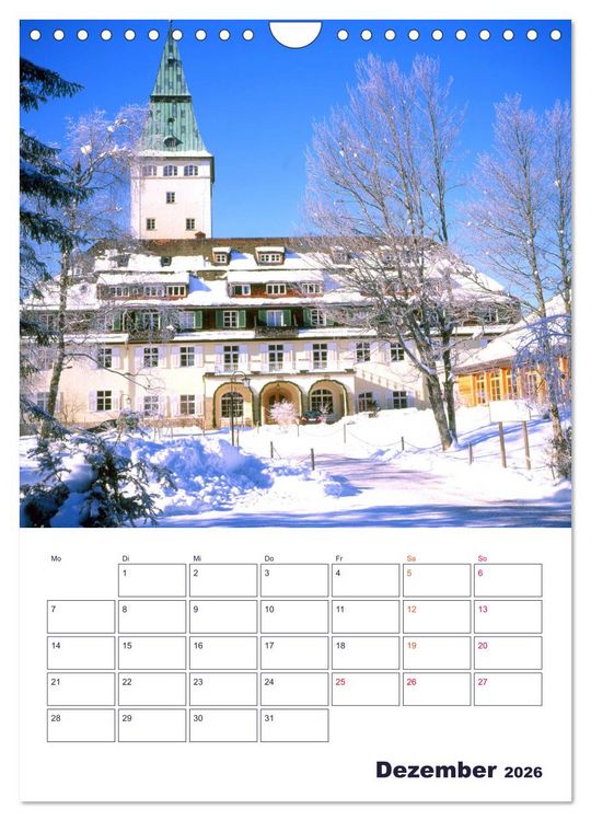 Produktbild: Sch&ouml;nes Land Bayern (Wandkalender 2026 DIN A4 hoch), CALVENDO Monatskalender
