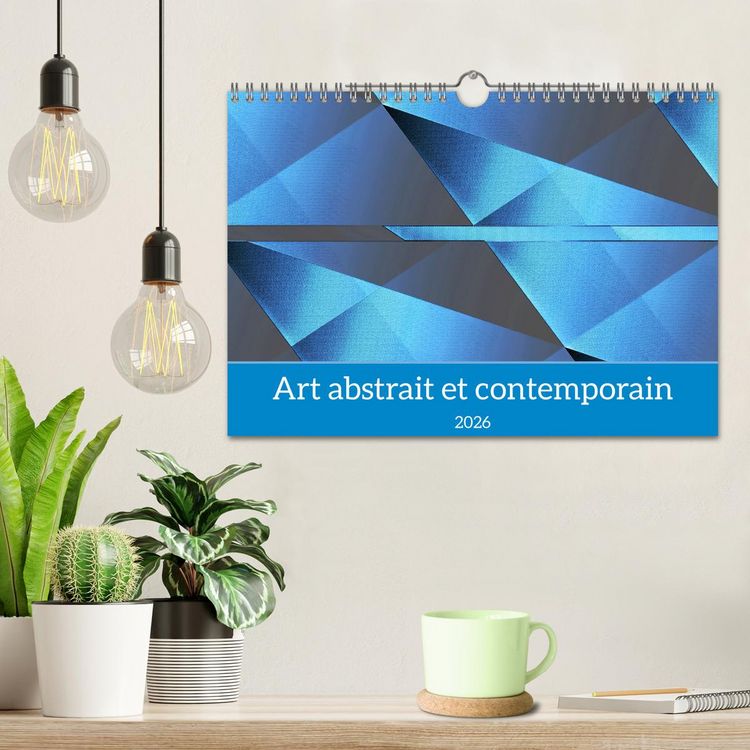Produktbild: Art abstrait et contemporain (Calendrier mural 2026 DIN A4 vertical), CALVENDO calendrier mensuel