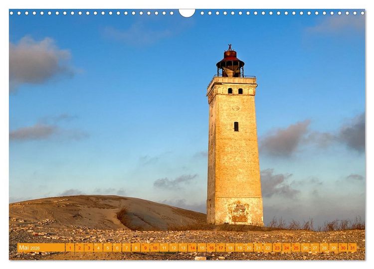 Produktbild: Rubjerg Knude Fyr - Ein Leuchtturm auf Abwegen (Wandkalender 2026 DIN A3 quer), CALVENDO Monatskalender