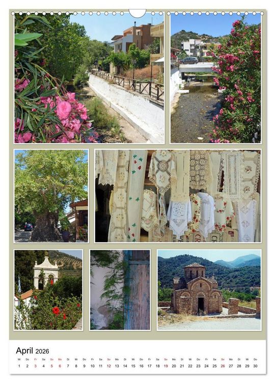 Produktbild: Kreta - Historische St&auml;dte und Bilderbuchd&ouml;rfer (Wandkalender 2026 DIN A3 hoch), CALVENDO Monatskalender