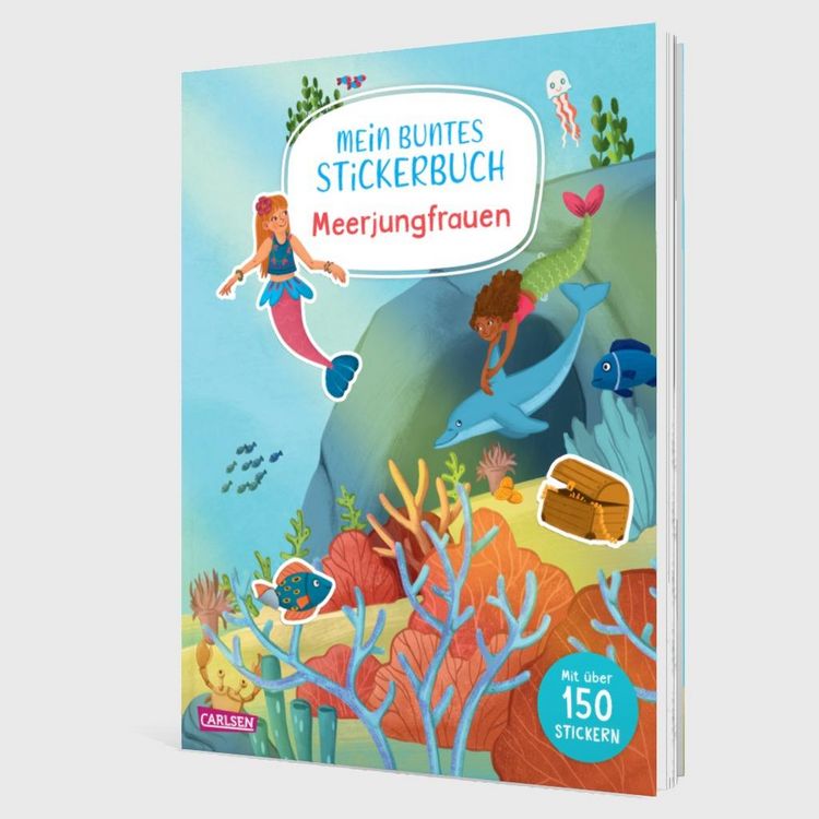 Produktbild: Mein buntes Stickerbuch: Meerjungfrauen