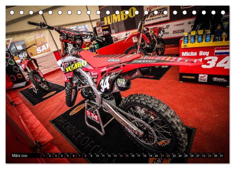 Produktbild: MX-Racing (Tischkalender 2026 DIN A5 quer), CALVENDO Monatskalender