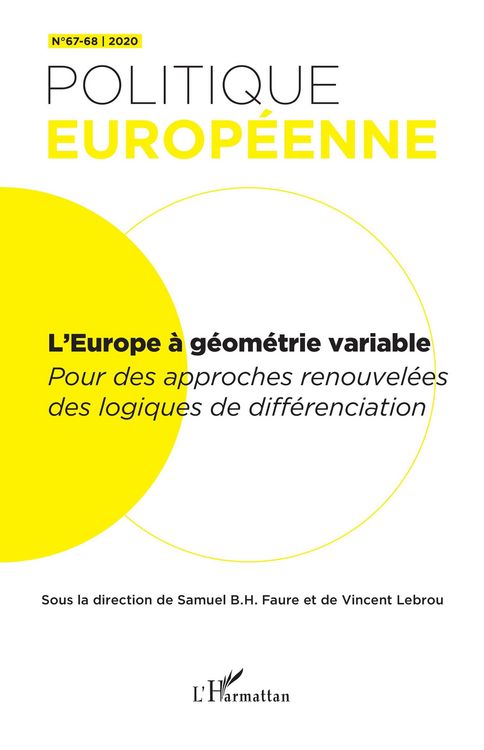 Produktbild: L'Europe &agrave; g&eacute;om&eacute;trie variable