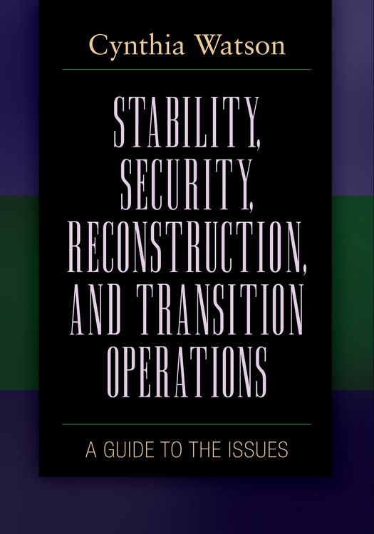 Produktbild: Stability, Security, Reconstruction, and Transition Operations