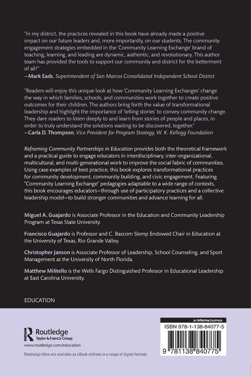 Produktbild: Reframing Community Partnerships in Education