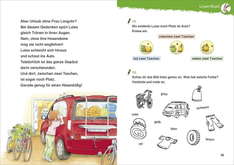 Produktbild: Duden Leseprofi &ndash; Lustiges Lese-&Uuml;bungsbuch f&uuml;r die 2. Klasse