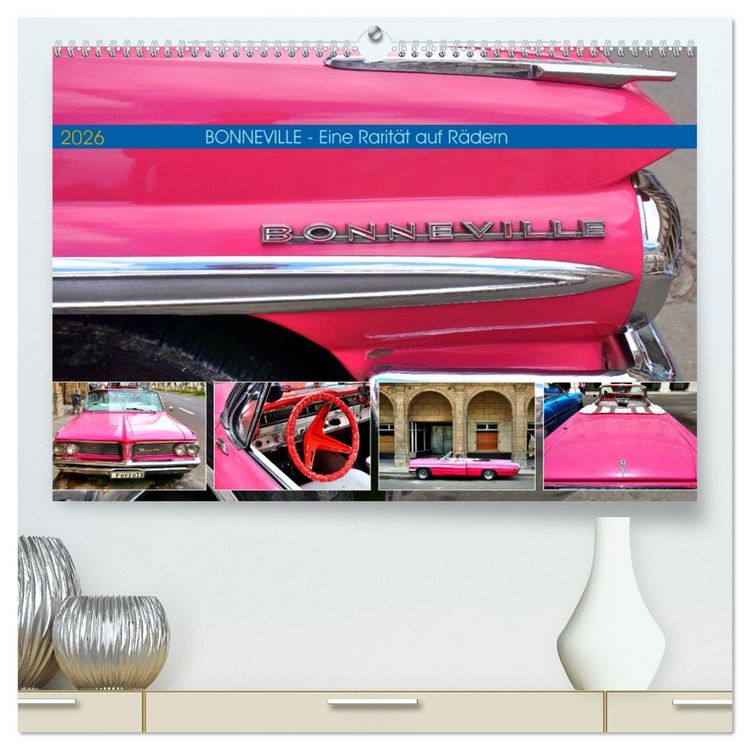 Produktbild: BONNEVILLE - Eine Rarit&auml;t auf R&auml;dern (hochwertiger Premium Wandkalender 2026 DIN A2 quer), Kunstdruck in Hochglanz