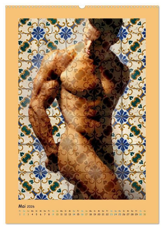 Produktbild: M&auml;nner mit Fassade (hochwertiger Premium Wandkalender 2026 DIN A2 hoch), Kunstdruck in Hochglanz