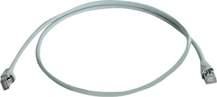 Produktbild: Teleg&auml;rtner 100009117 RJ45 Patchkabel CAT 6a S/FTP 20.00 m Grau Flammwidrig, Halogenfrei, UL-zertifiziert 1 St.