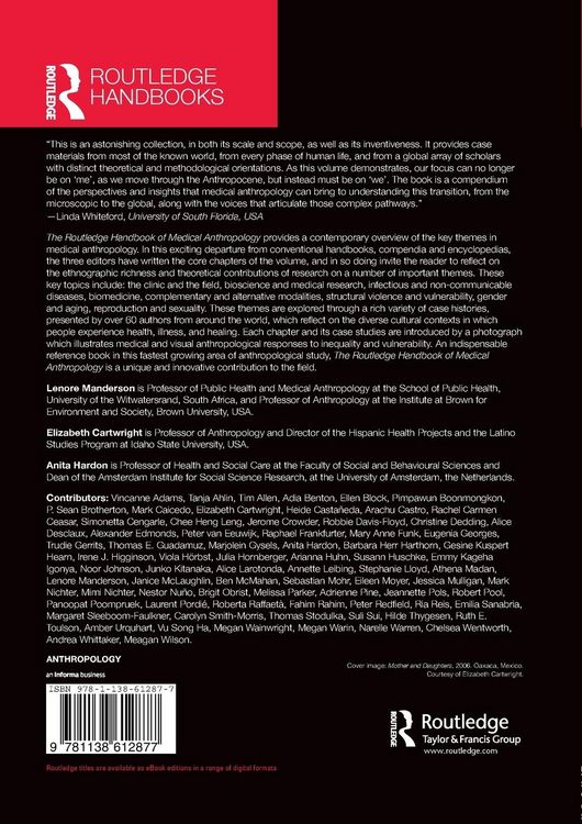 Produktbild: The Routledge Handbook of Medical Anthropology