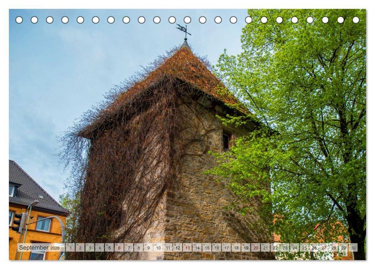 Produktbild: Historisches Osnabr&uuml;ck - Niedersachsen (Tischkalender 2026 DIN A5 quer), CALVENDO Monatskalender