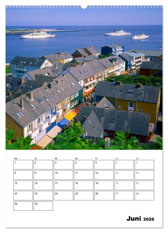 Produktbild: Helgoland, Perle der Nordsee (hochwertiger Premium Wandkalender 2026 DIN A2 hoch), Kunstdruck in Hochglanz
