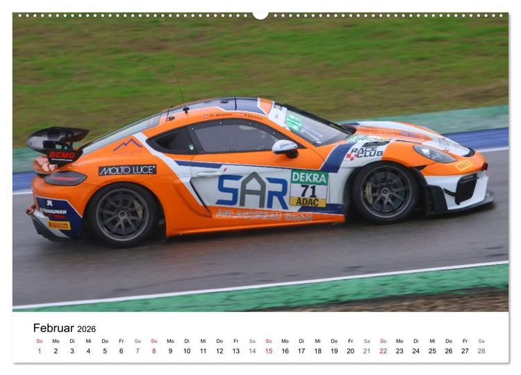 Produktbild: Motorsport in Deutschland (Wandkalender 2026 DIN A2 quer), CALVENDO Monatskalender