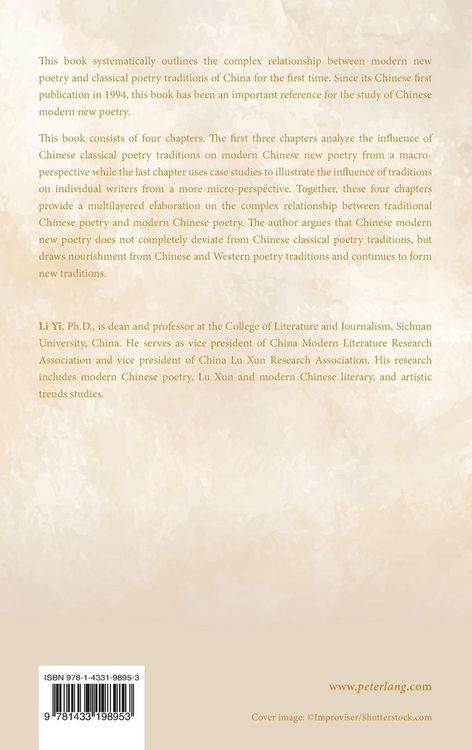 Produktbild: Modern Chinese New Poetry and Classical Poetry Traditions