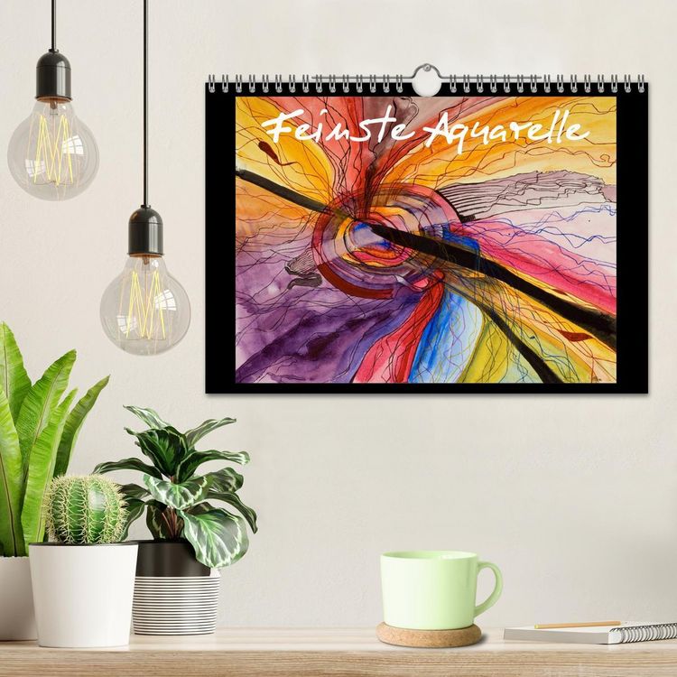 Produktbild: Feinste Aquarelle (Wandkalender 2026 DIN A4 quer), CALVENDO Monatskalender